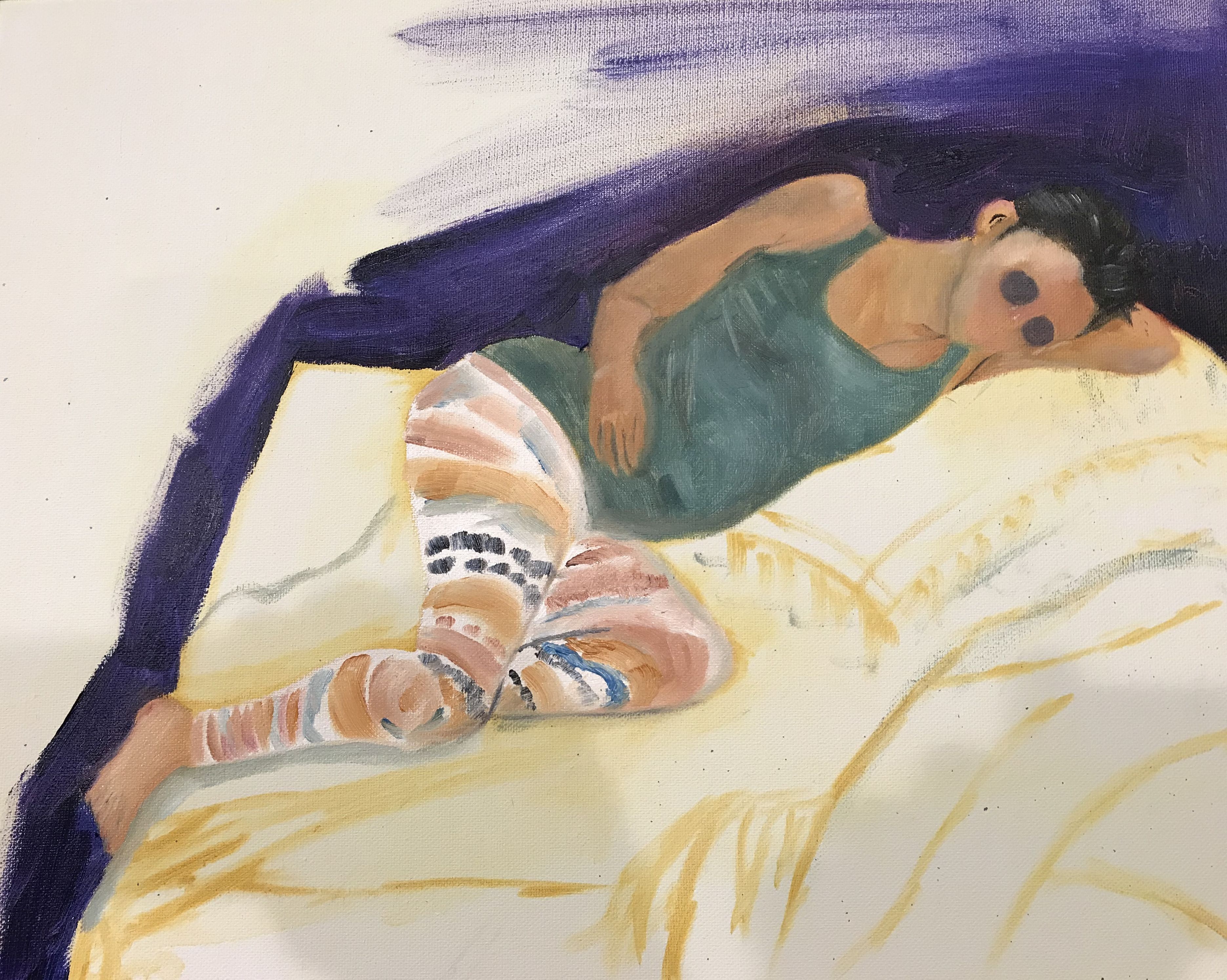 Reclining Woman - Unfinished