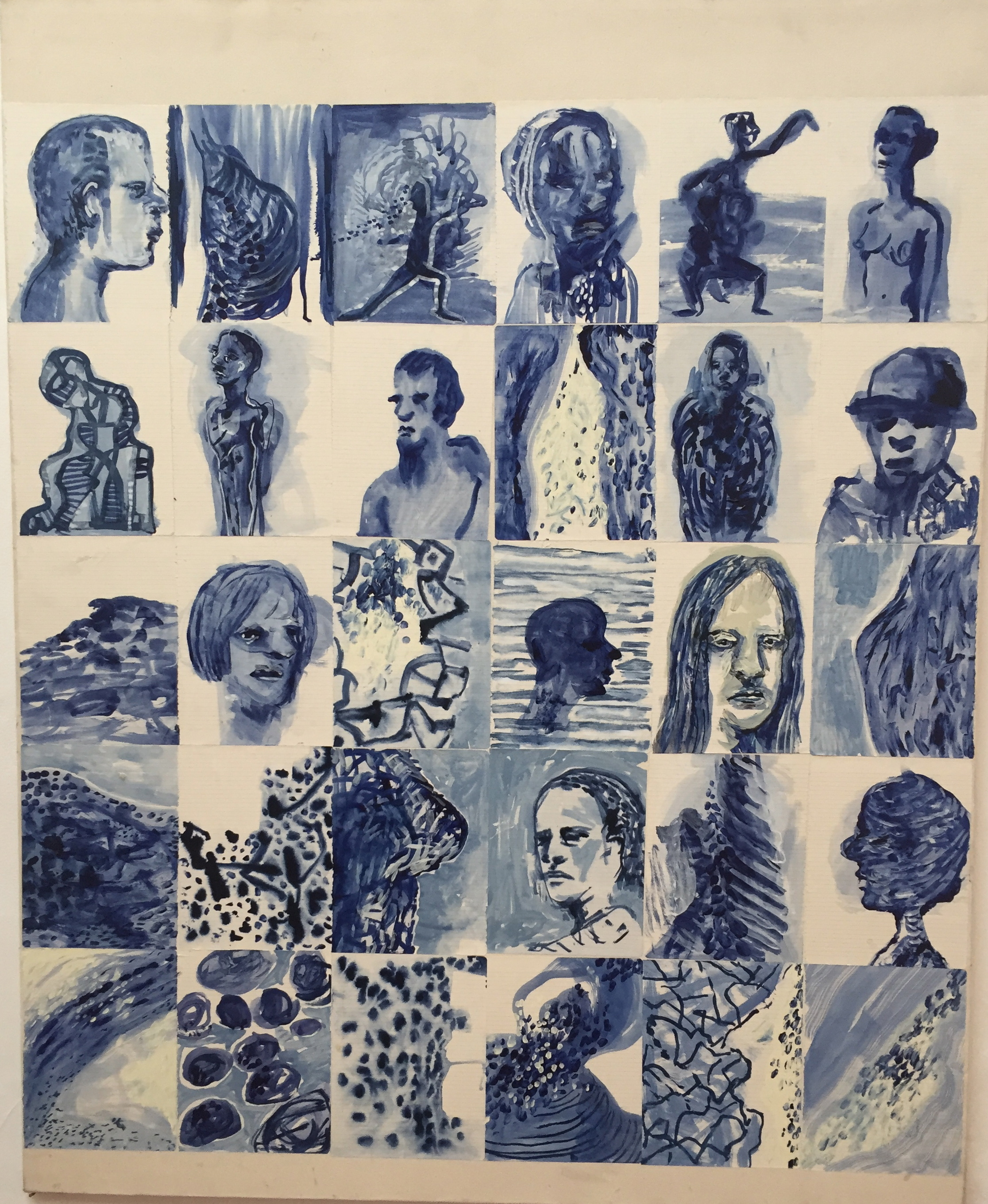 Saudade 2017
Acrílico sobre papel sobre tela
160 x 130