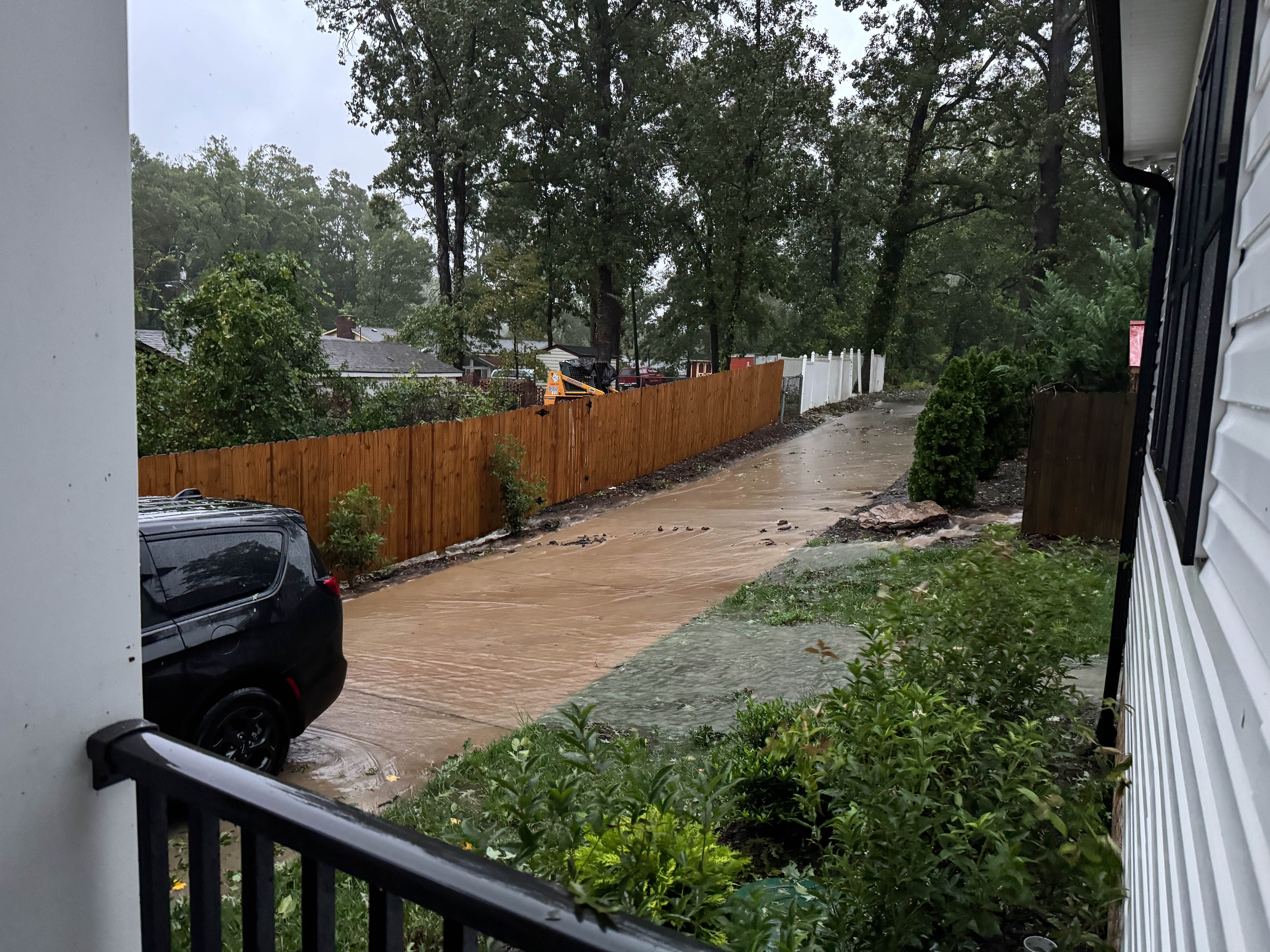 Massive flooding