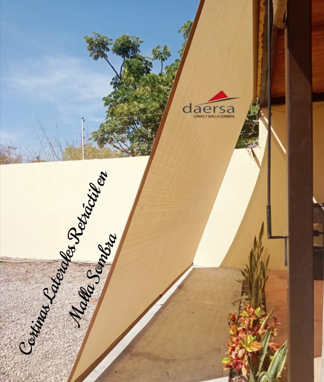 Cortinas en malla sombra 