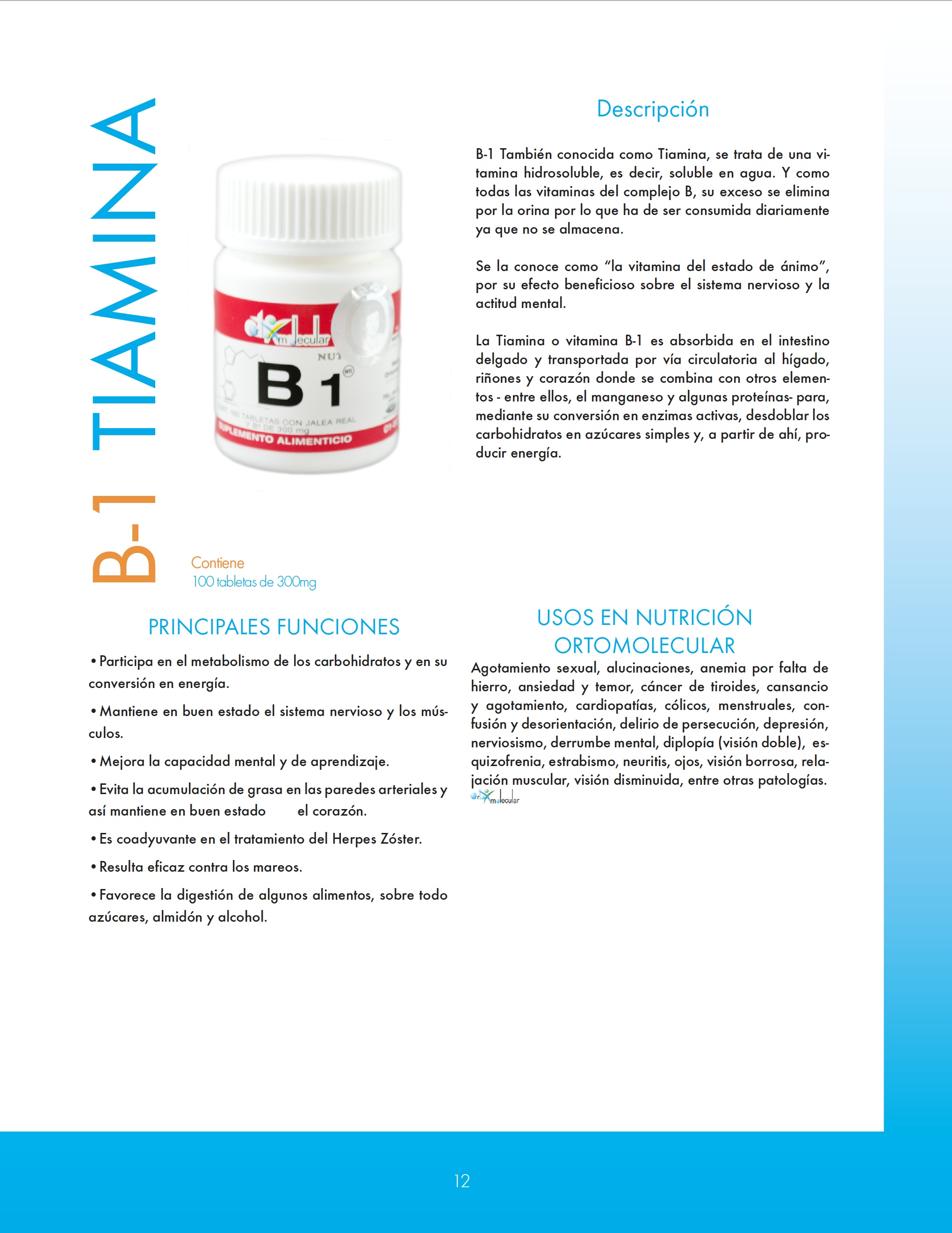 Tiamina, B1