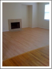 Before finishing new & existing hardwood