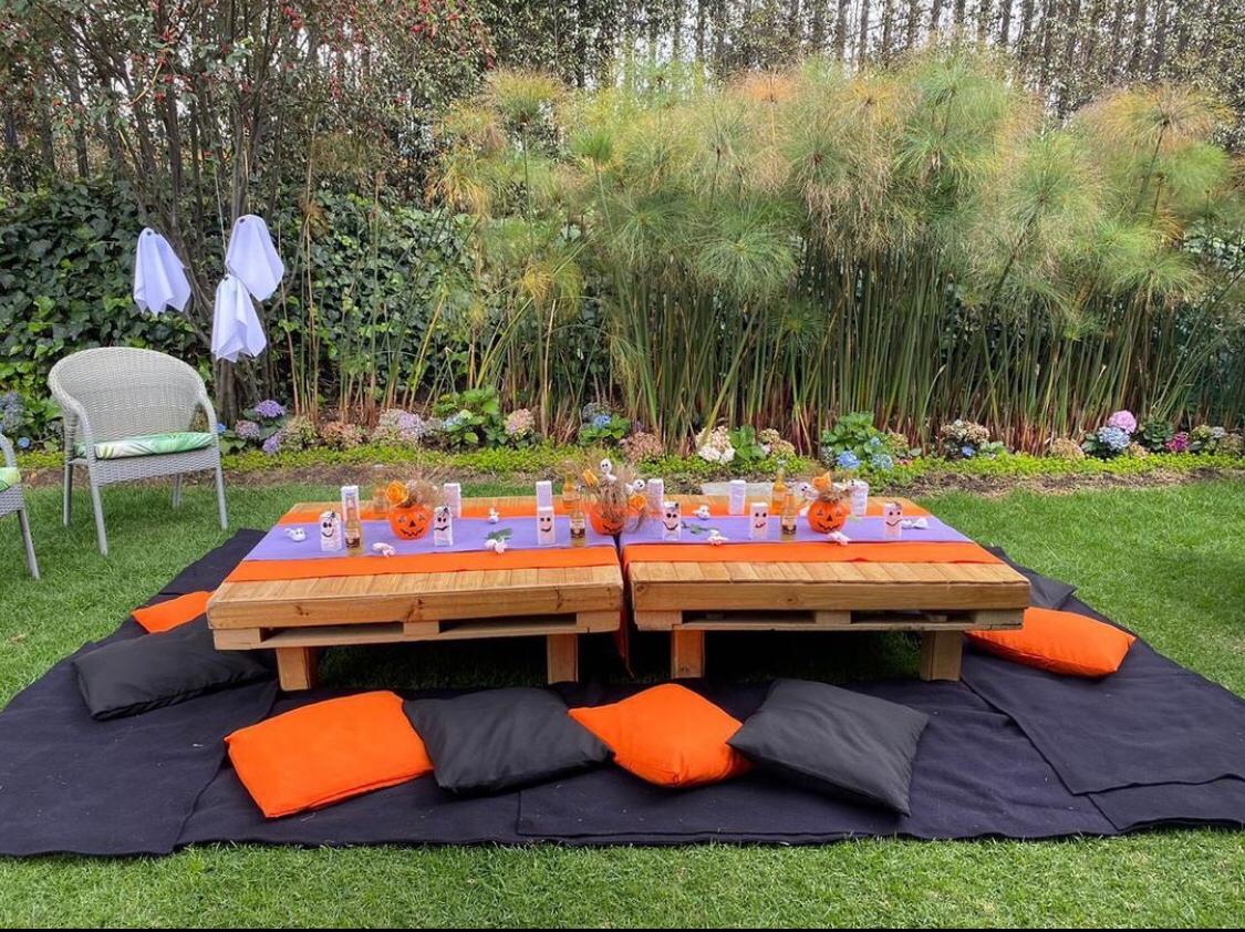 1Mesa Picnic Baja
1m x 1.17cm por 50.000
6 cojines 30.000
4 Tiras de manta 15.000
1 Camino de Mesa 10.000
Precio combo $ 80.000