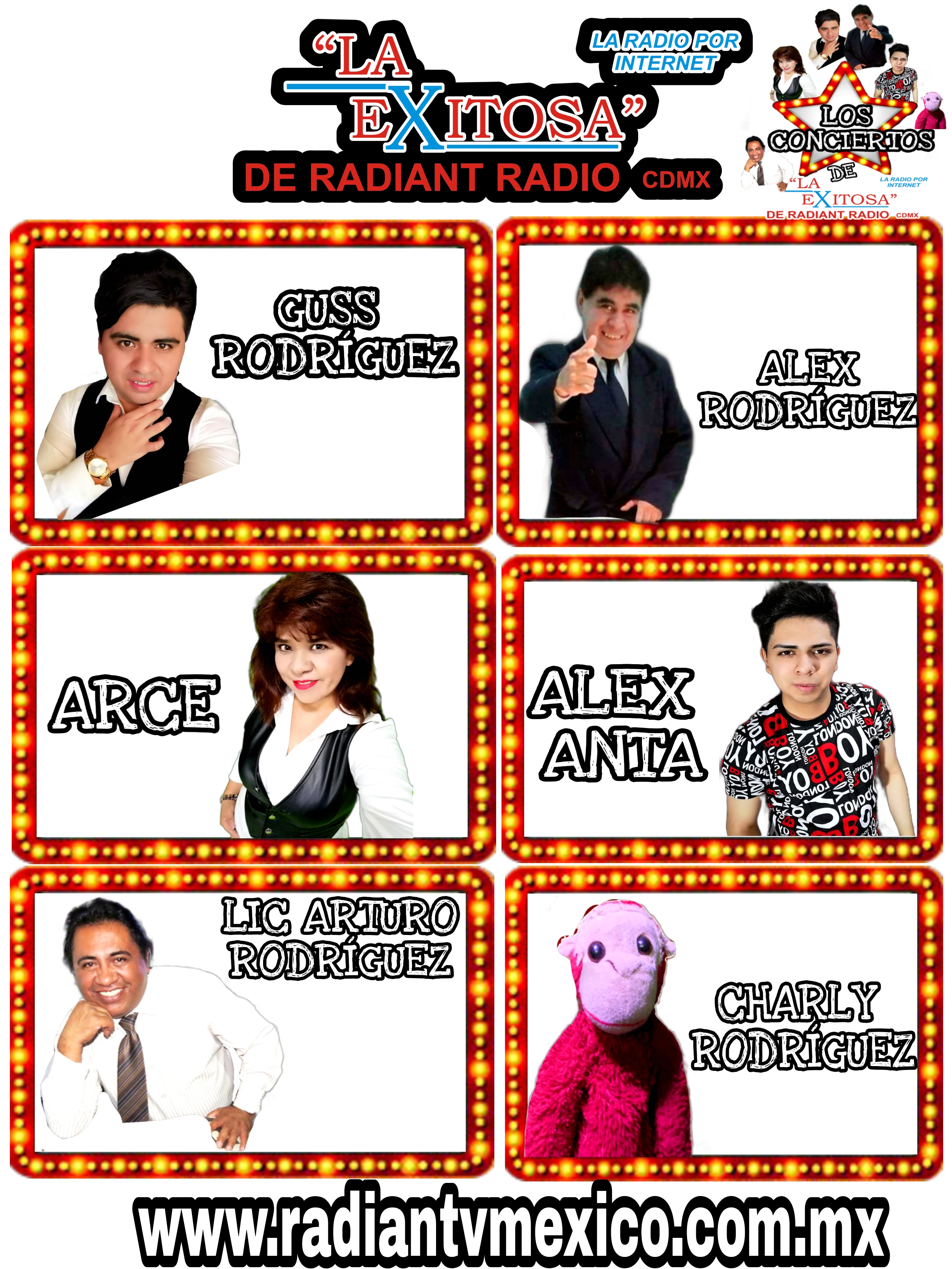 la exitosa de radiantv mexico locutores