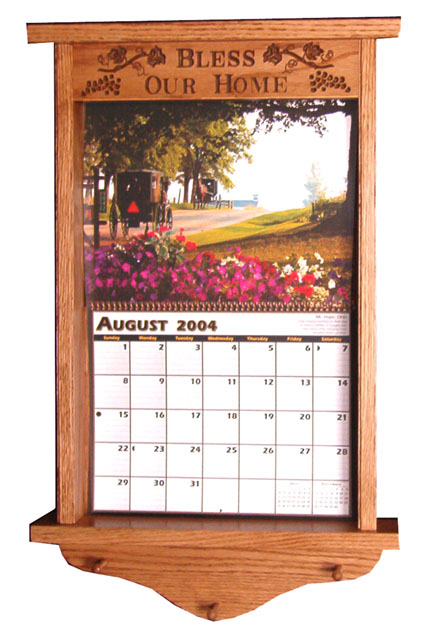 Carved Calendar Frame-#34