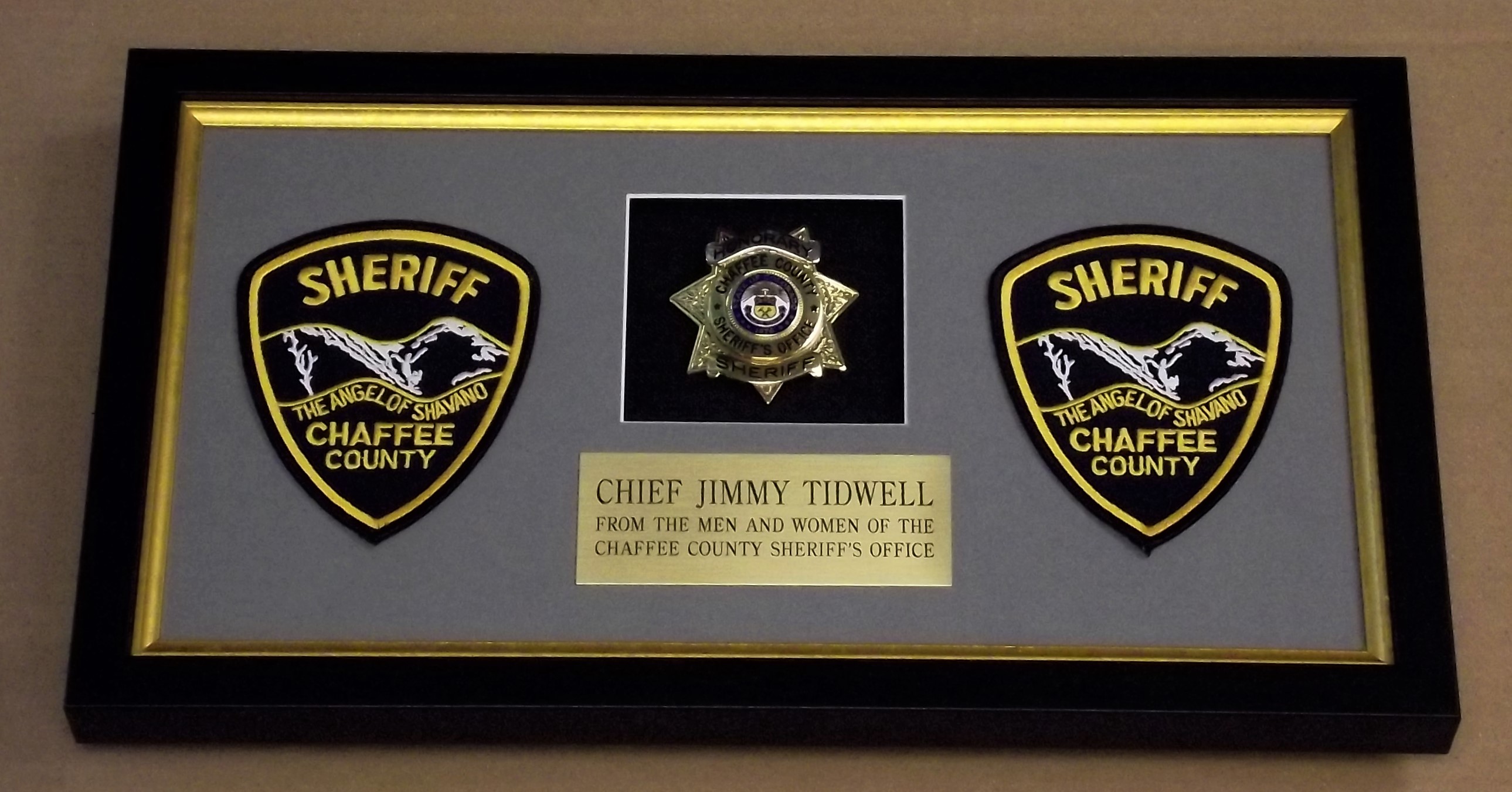 Sheriff Shadow Box