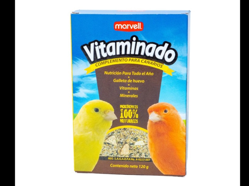 MARV001 ALIMENTO 
COMPLEMENTO VITAMINADO 
120 G