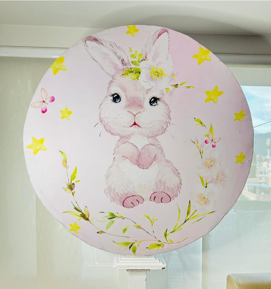 Circulo Efecto 3D Tematico
1.30m diametro x 2.20cm Altura
$80.000