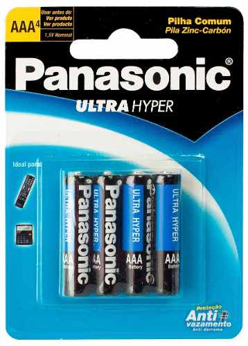 Pila carbón AAA B/4