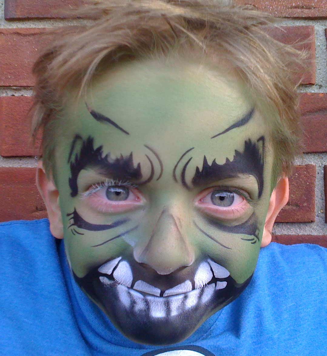 Green Face Paint