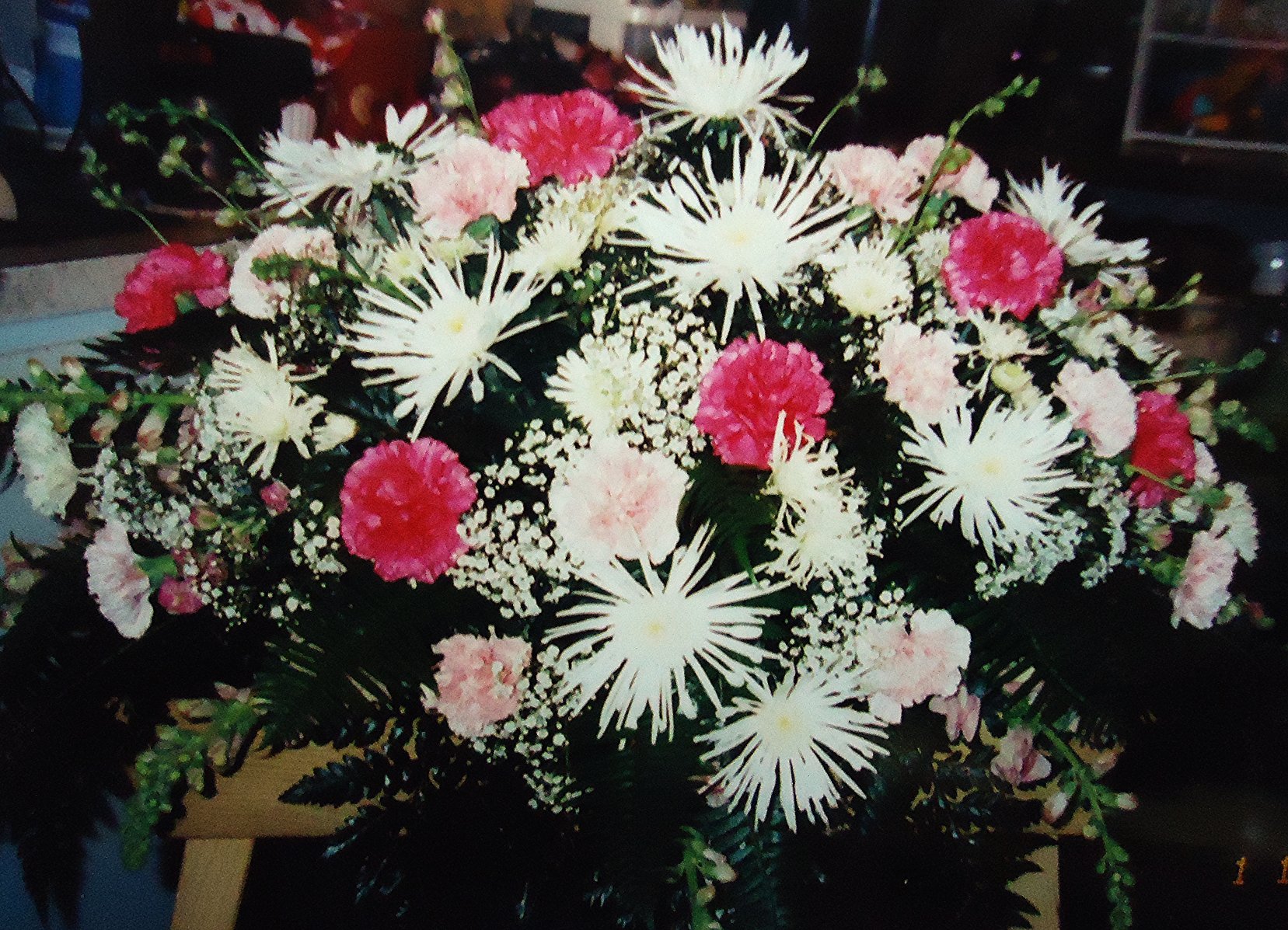 &quot;GRACEFUL&quot;  
   White &amp; Pink
    $375.00