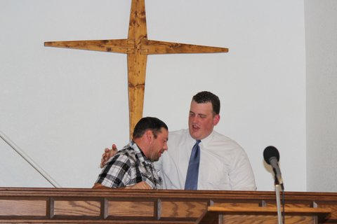 Bro Scott getting Baptized!