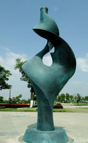Dance in the Wind - bronze -  Sculpture park- Tongling, China