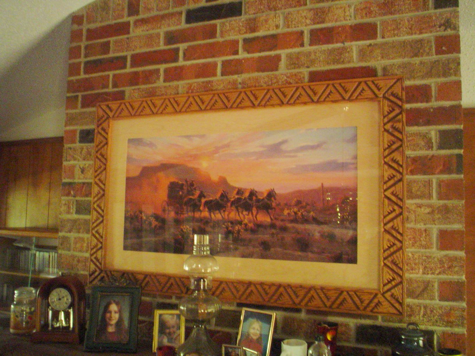 Custom Engraved Picture Frame Red Oak