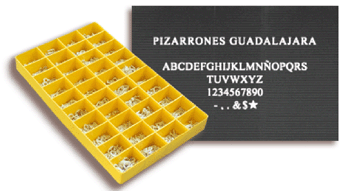 LETRAS PARA RANURADOS