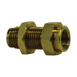 Brass PTC Female Bulkhead Union
