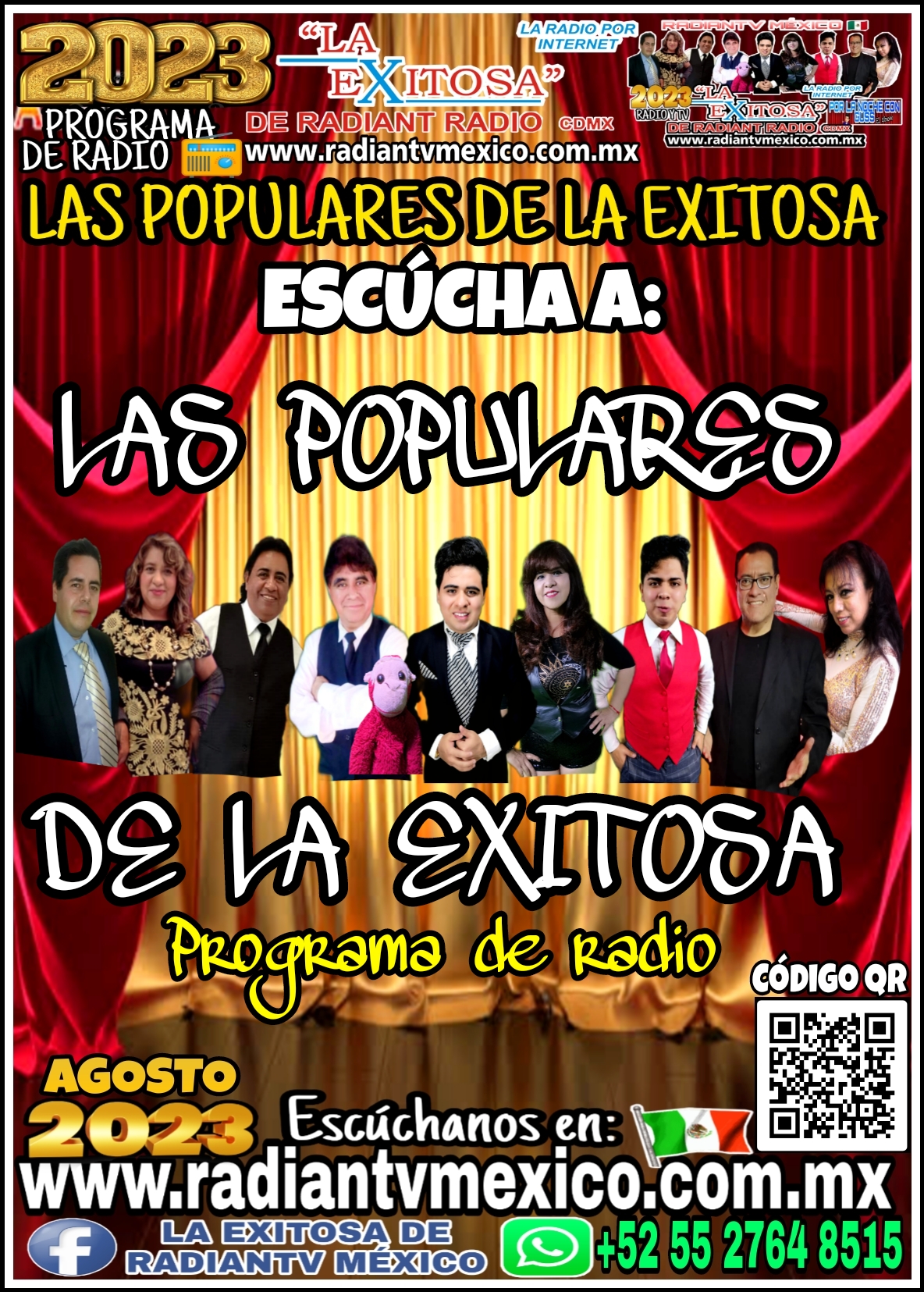 LAS POPULARES DE LA EXITOSA DE RADIANTV MEXICO