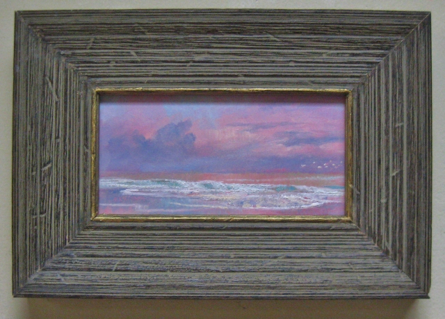 I'll Fly Away, 3.25 x 7 Oil on Panel