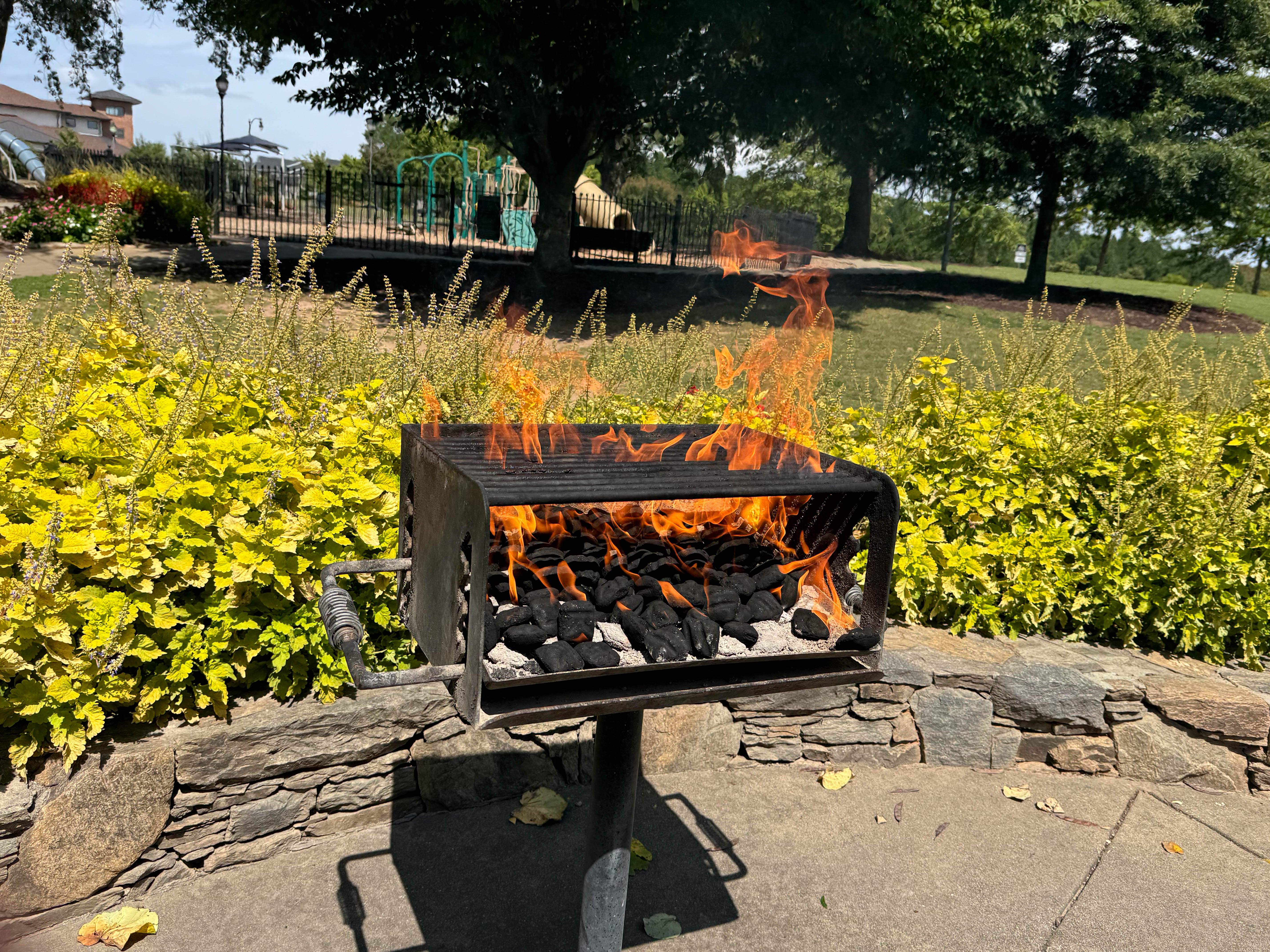 We had a big BBQ to say goodbye to Mr Gerald.