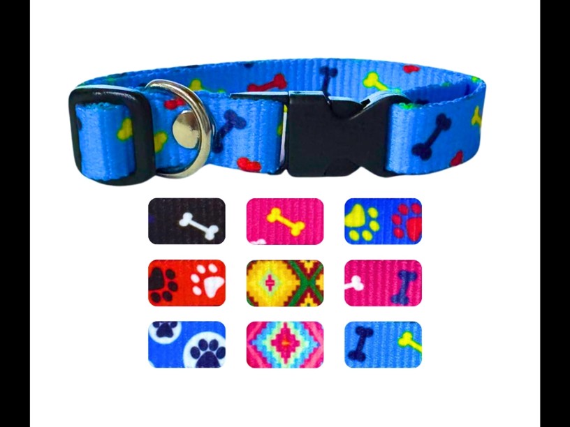 BONC34 - PAQUETE DE COLLARES 
3/4 CINTA IMPORTADA 9 PIEZAS