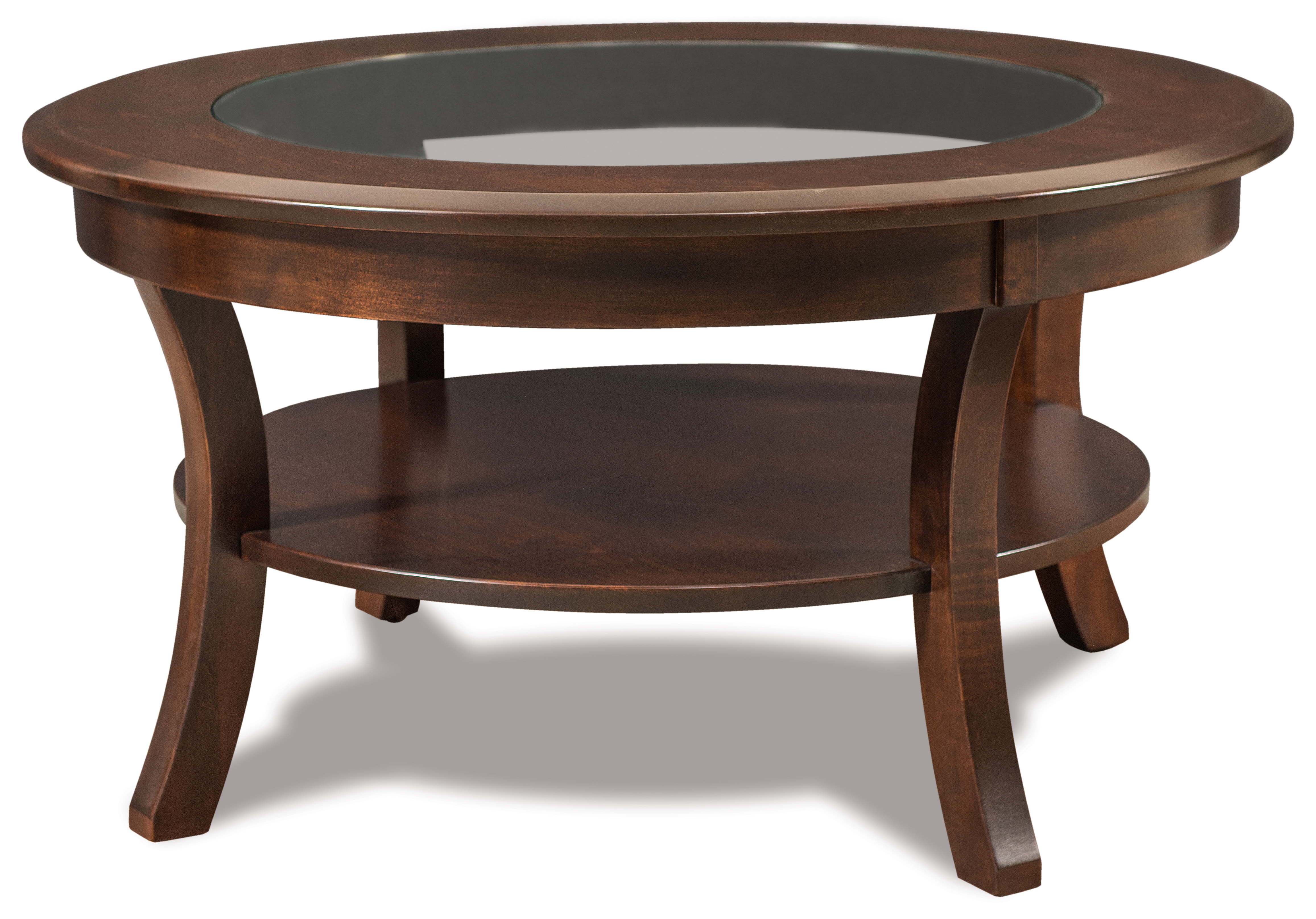 Sierra Round Glass Top Coffee Table