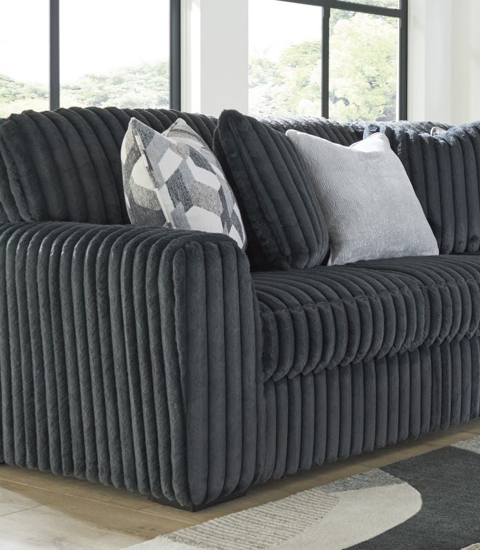 98105 Midnight Madness Gunmetal Sectional