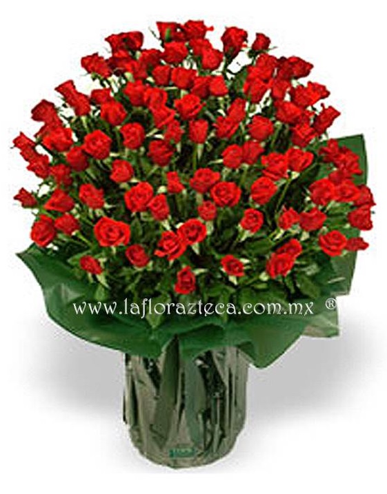 LFA-RS007 100 Rosas en Florero
Precio $3,100
