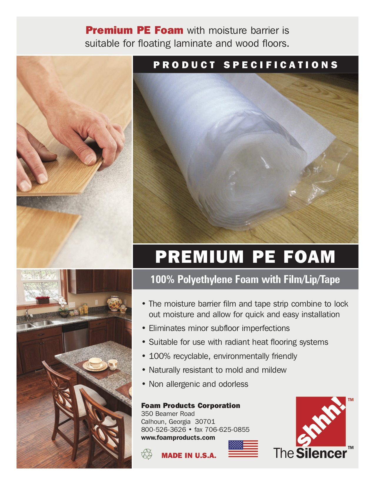 Foam Products Corporation - Premium PE Foam