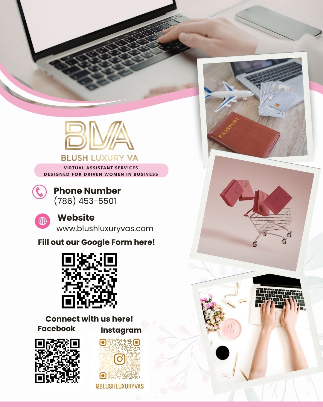 A business info flyer 