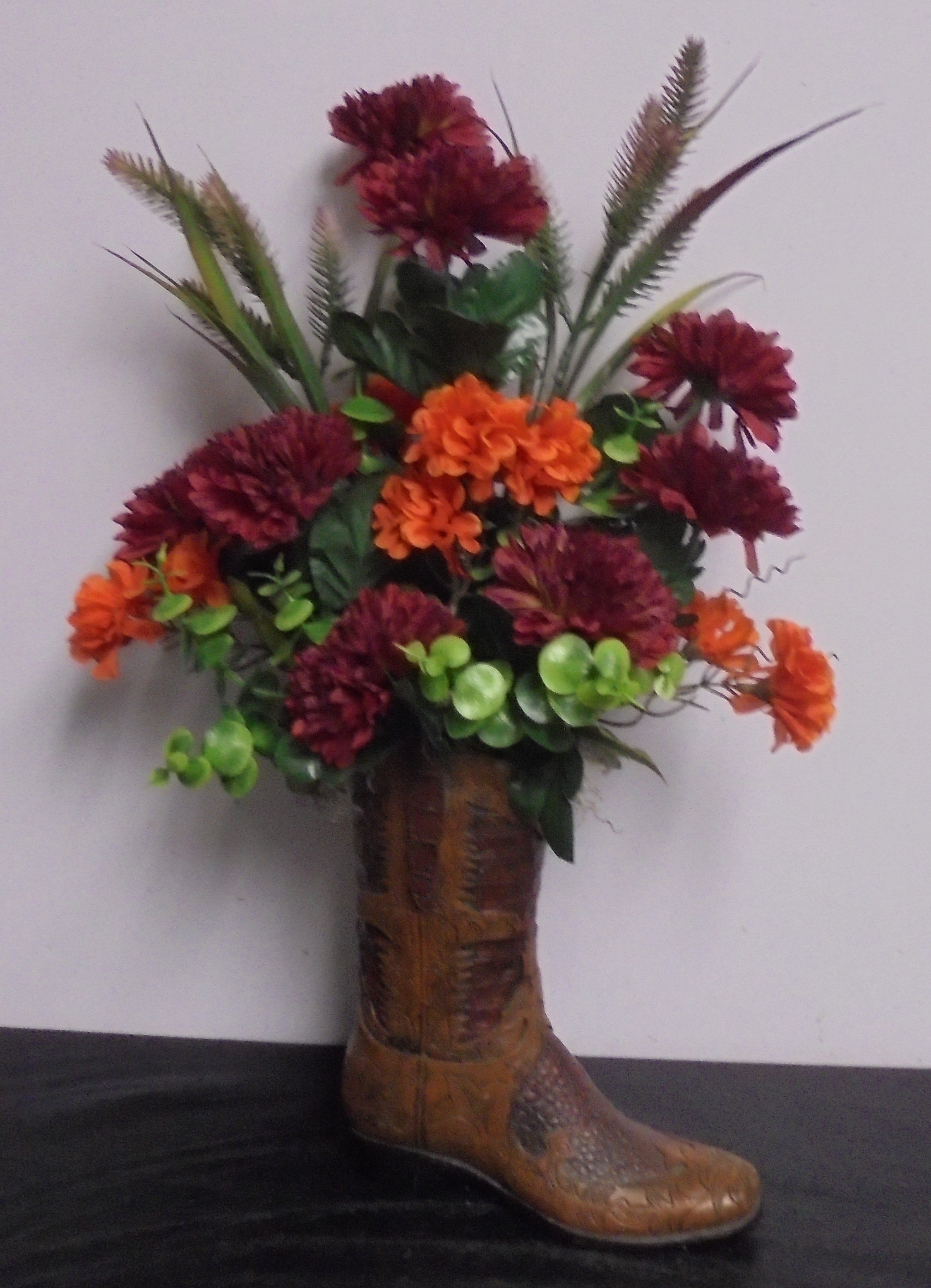 (33)  "Silk" Boot Arrangement
$40.00