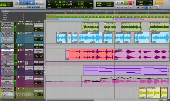 Pro Tools session