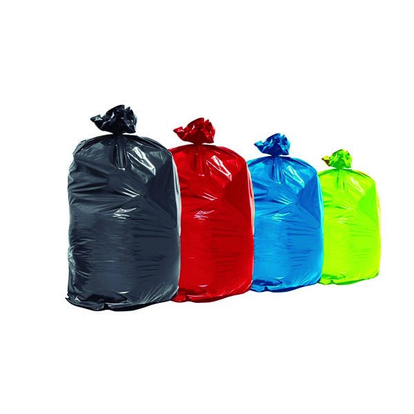 Bolsas colores para hogar y reciclaje  
55x55 cm / 65x90 cm / 90x120cm x10und 