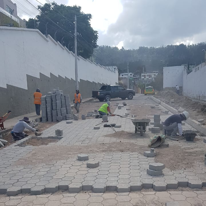 Adoquinado, Tanda - Nayón DMQ 