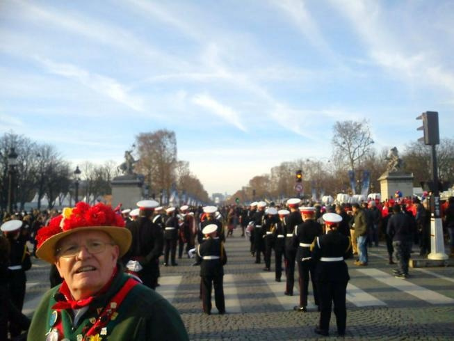 The Surbition Royal British Legion Band ready to start the parade
