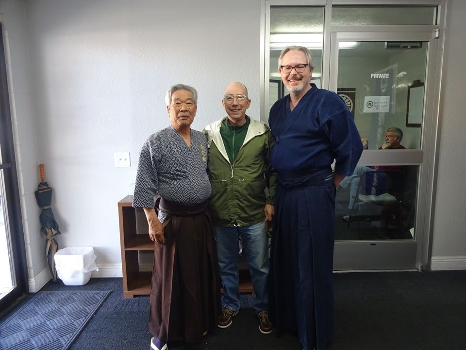 Sato Seiji Sensei, Guy Power Sensei and Tex.
