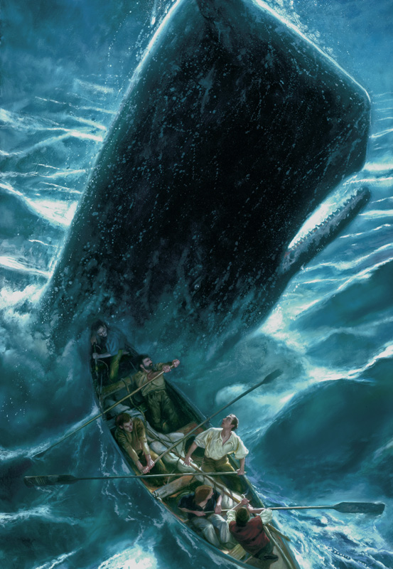 Whalers : Moby Dick
48" x 33" 2009
Oil on Panel, framed to 57" x 42"
