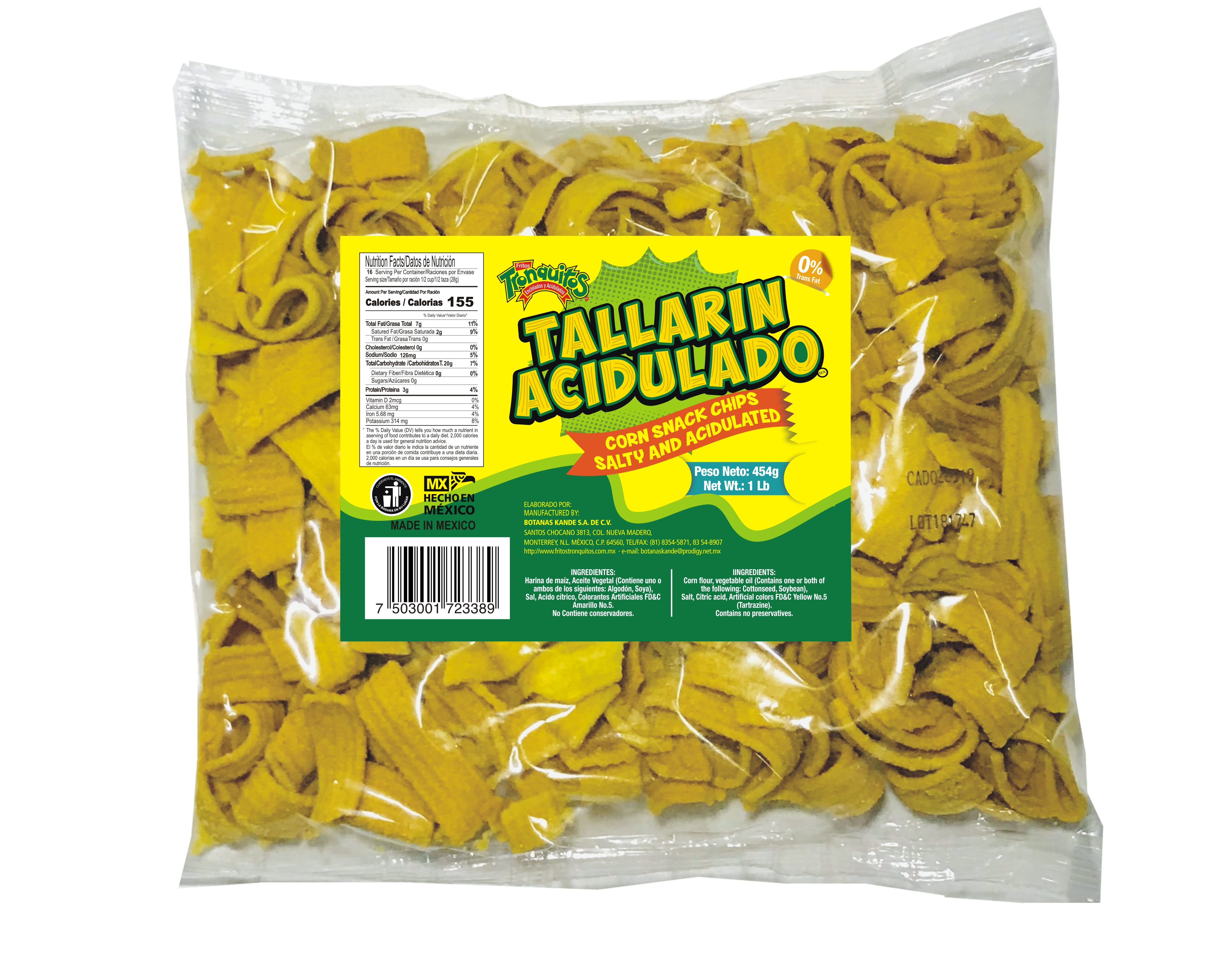 Tallarin Acidulado 454g