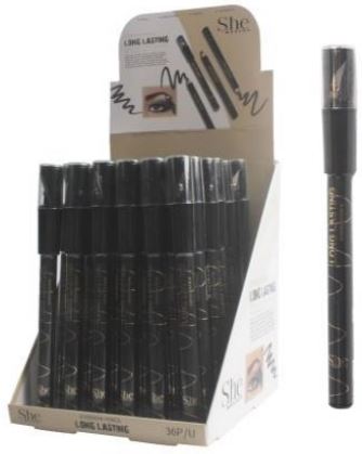 EB06DB 
EYEBROW PENCIL W/SHARPENER DARK BROWN
