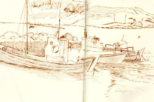 Boats, Limnos Harbour