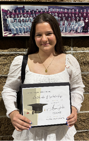 Grace Watson $500 Scholarship Recipient