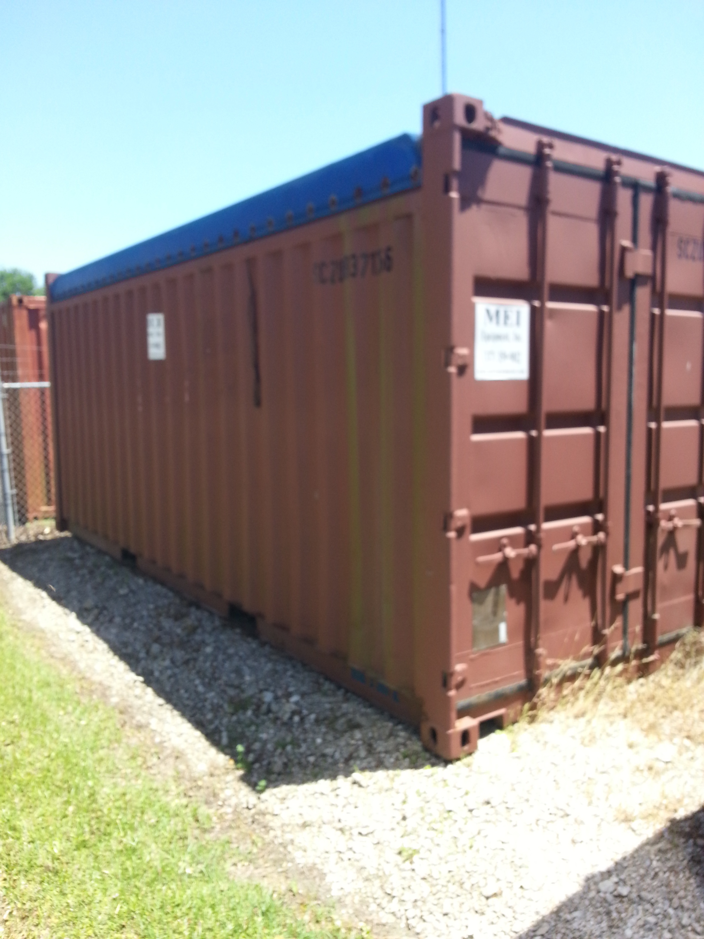 20' Open Top with Tarp