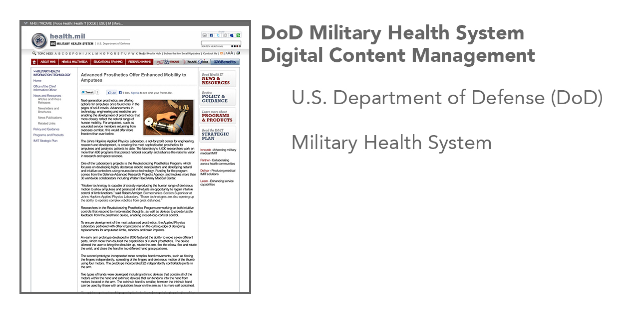 DoD Military Health System Website