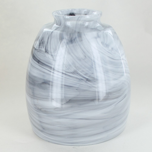Charcoal Gray Swirled - 5" D
