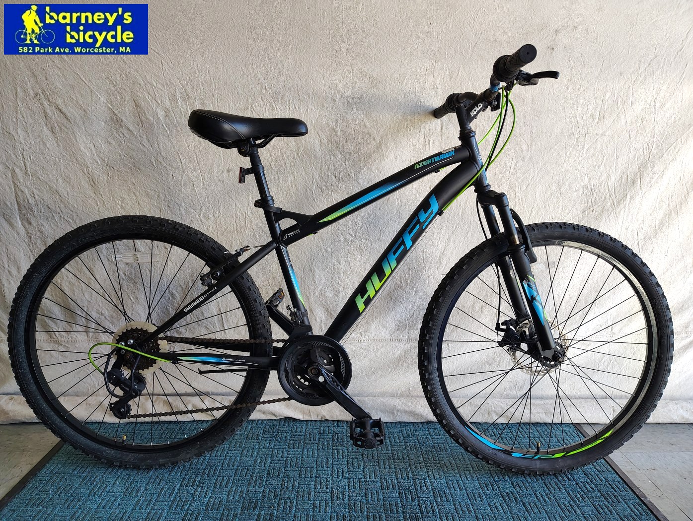 Huffy NightHawk
Frame Size: 17" MD / Rider Height: 5'6-5'9
Price: $139.00 (Professionally Tuned)