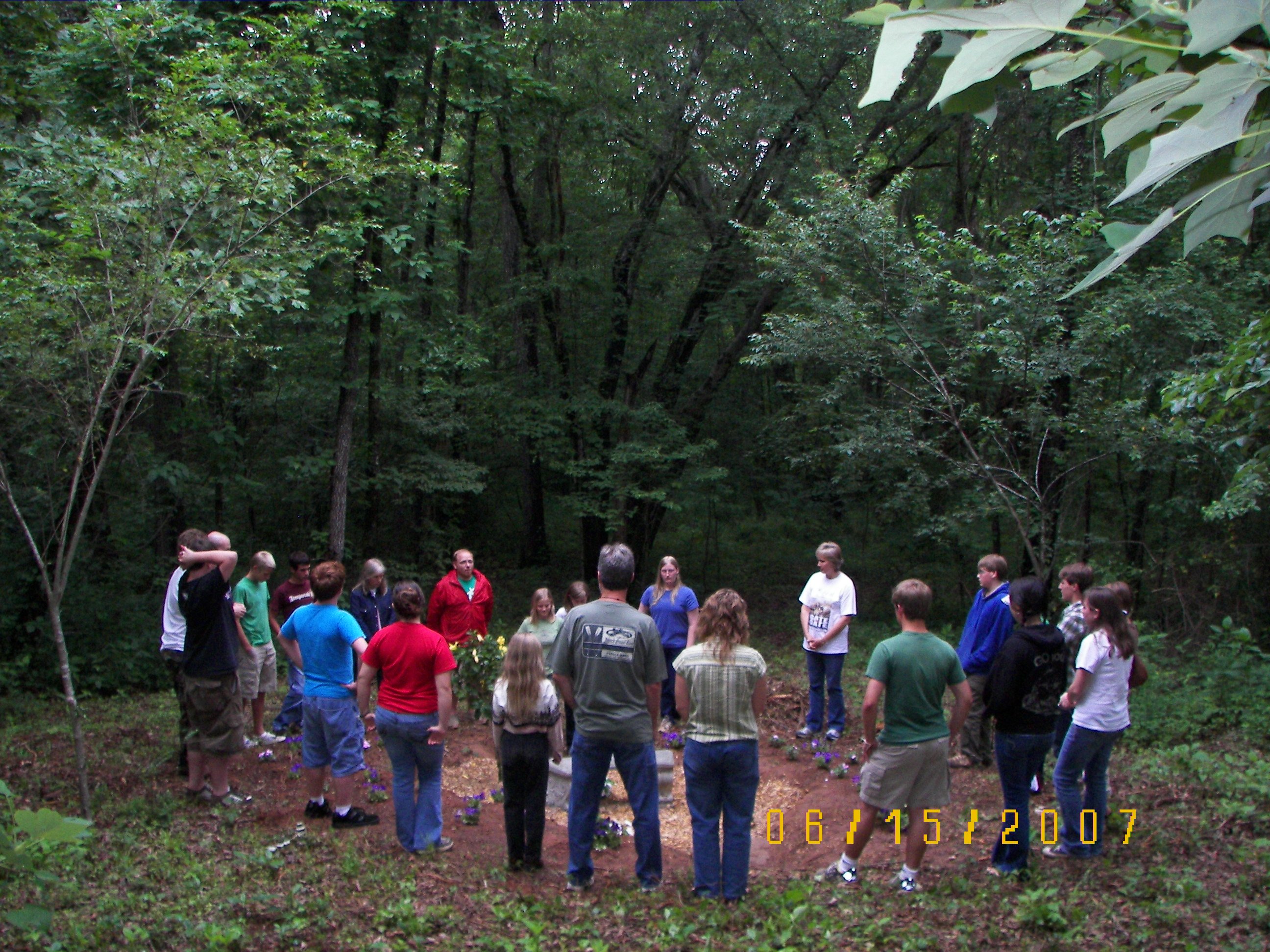 Praying Over the Garden
