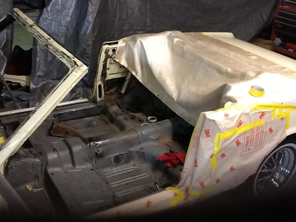 Complete interior removed