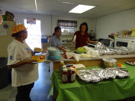 Food is about ready to be served....