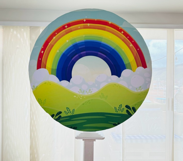 Circulo Efecto 3D Tematico
1.30m diametro x 2.20cm Altura
$80.000