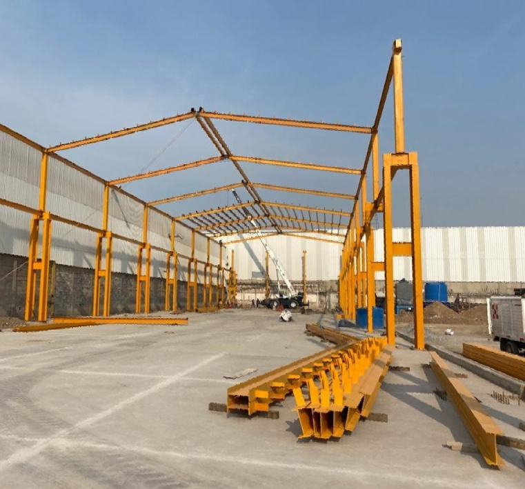 Modern living room with a large sofa