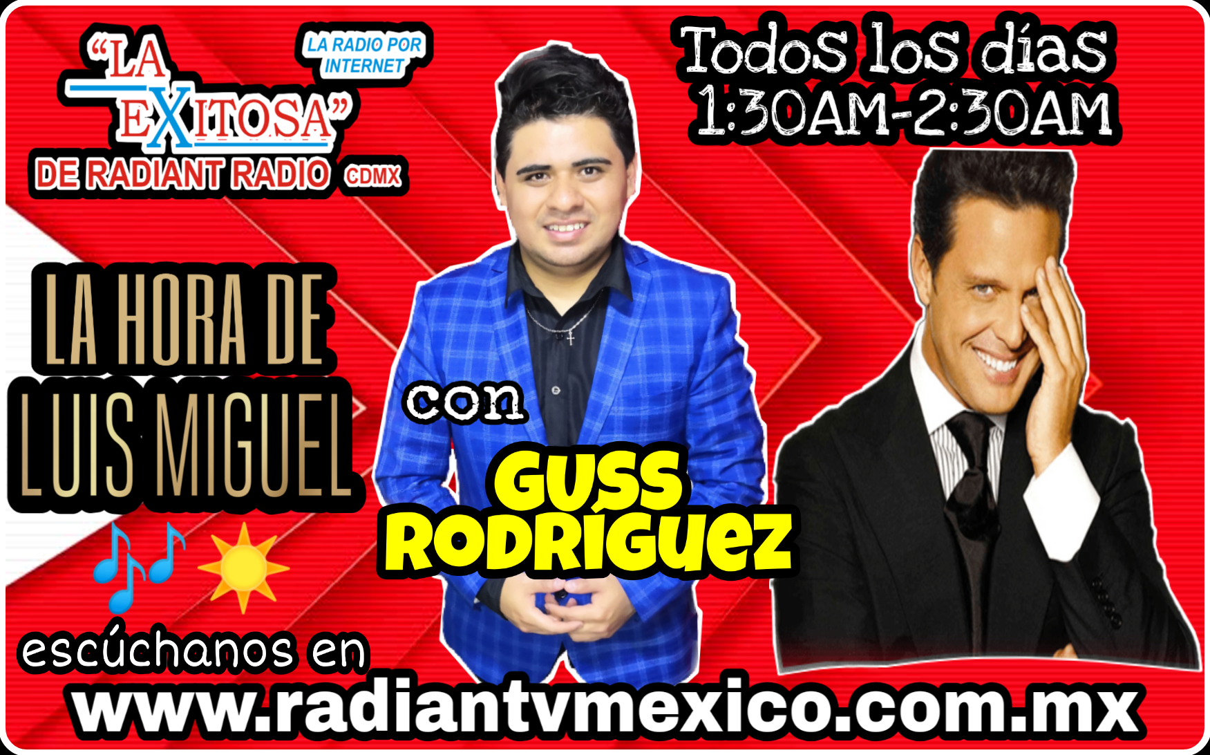 LA HORA DE LUIS MIGUEL CON GUSS RODRIGUEZ EL CLUB DE LOS DESVELADOS CON GUSS RODRIGUEZ LAS POPULARES DE LA EXITOSA DE RADIANTV MEXICO GUSS 
